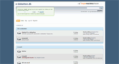 Desktop Screenshot of e-debatten.dk